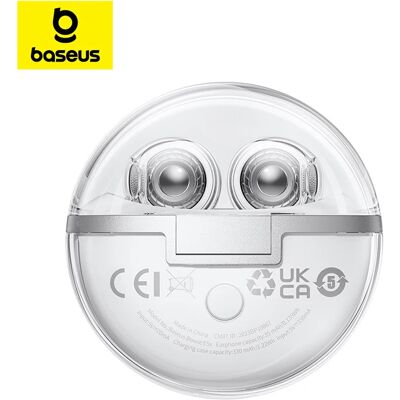 Écouteurs sans fil Baseus Bowie E5x Bluetooth 5.3, intra-auriculaires semi-ouverts, 4 micros AI ENC, 25h d'autonomie - Publicité Écouteurs sans fil Baseus Bowie E5x Bluetooth 5.3, intra-auriculaires semi-ouverts, 4 micros AI ENC, 25h d'autonomie - Publicité