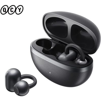 QCY Crossky C50 CT06 écouteurs à clipser Bluetooth 6.0 à oreille ouverte pilotes à double aimant basse Boost casque 4 micro AI appels clairs 35H IPX5 - Publicité QCY Crossky C50 CT06 écouteurs à clipser Bluetooth 6.0 à oreille ouverte pilotes à double aimant basse Boost casque 4 micro AI appels clairs 35H IPX5 - Publicité