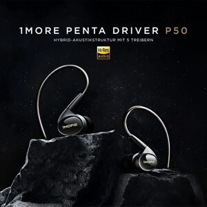 1MORE 1 plus Penta Driver P50 casque filaire commandes en