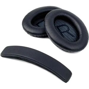 NONE Oreillettes pour Bose QuietComfort QC2 QC15 QC25 QC35 AE2 AE2i AE2w, écouteurs de remplacement en mousse à mémoire de forme, casque de jeu, tissu