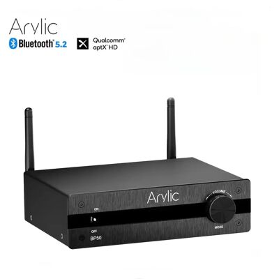 Arylic-Musicien 50, Préamplificateur Audio Stéréo Bluetooth, Récepteur 2.1 Canaux, Mini Ampli Intégré Classe D pour HautréusDomestiques, aptx HD - Publicité Arylic-Musicien 50, Préamplificateur Audio Stéréo Bluetooth, Récepteur 2.1 Canaux, Mini Ampli Intégré Classe D pour HautréusDomestiques, aptx HD - Publicité