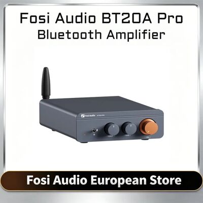 Amplificateur stéréo Hi-Fi Bluetooth Fosi Audio Bt20A Pro, amplificateur de puissance de classe D mini Hi-Fi Tpa3255 300W X2, basses et aigus pour home cinéma - Publicité Amplificateur stéréo Hi-Fi Bluetooth Fosi Audio Bt20A Pro, amplificateur de puissance de classe D mini Hi-Fi Tpa3255 300W X2, basses et aigus pour home cinéma - Publicité