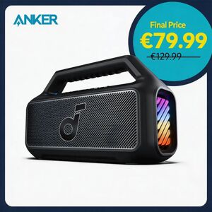 Soundcore by Anker, enceintes d'extérieur Boom 2, 80 W, subwoofer,