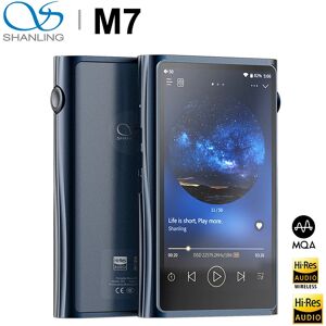 SHANLING-Lecteur de musique portable M7, Bluetooth, Android, MP3, sauna, amplificateur de téléphone, puce de radiateur ESS ES9038PRO, MQA 16X, DSDorgPCM 32/768 - Publicité SHANLING-Lecteur de musique portable M7, Bluetooth, Android, MP3, sauna, amplificateur de téléphone, puce de radiateur ESS ES9038PRO, MQA 16X, DSDorgPCM 32/768 - Publicité