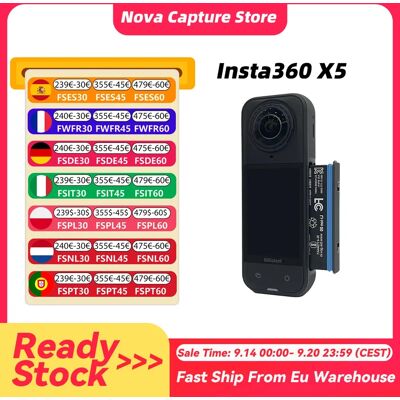 Caméra d'action Insta360 X5 Nouvelle 8K 30fps Objectifs Remplaçables Puce IA Supérieure en Faible Lumière Autonomie Minimale Insta X5 - Publicité Caméra d'action Insta360 X5 Nouvelle 8K 30fps Objectifs Remplaçables Puce IA Supérieure en Faible Lumière Autonomie Minimale Insta X5 - Publicité