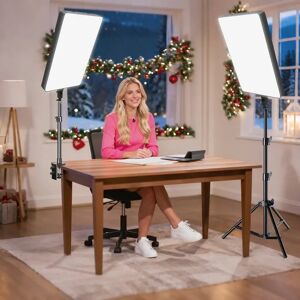 Panneau LED SH 2700-5600K 24 pouces, éclairage plat pour la