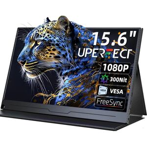 UPERFECT 15,6 pouces LCD moniteur portable ultra-mince 1080P IPS FHD