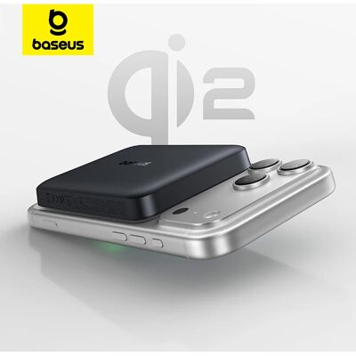 Baseus Qi2 batterie externe magnétique 10000 mah 15 W Charge sans fil 22.5 W Charge filaire Qi2-certifié pour iPhone 16 15 14 13 12 Pro Max - Publicité Baseus Qi2 batterie externe magnétique 10000 mah 15 W Charge sans fil 22.5 W Charge filaire Qi2-certifié pour iPhone 16 15 14 13 12 Pro Max - Publicité