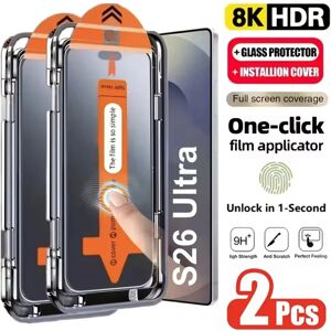 ZUIDID Protecteur d'écran en verre trempé, 2 pièces, pour Samsung S26 Ultra, Galaxy S25 S24 Ultra S26 Edge S23 FE S22 A56 A36 A16 A26 A55 5g