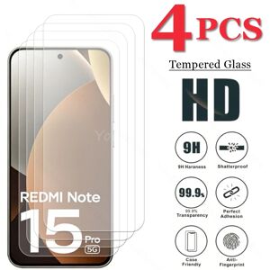 Youthsay Pour Xiaomi Redmi Note 15 Pro verre anti-rayures Redmi Note 15 Pro protecteur de verre trempé Film trempé Redmi Note 15 Pro 5G