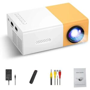 Projecteur portable FOCABO YG300 Mini, audiovisuel 4K, LCD intelligent HD, projection murale à domicile