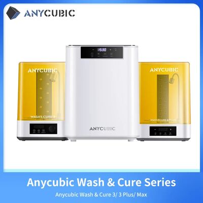 ANYCUBIC Wash & Cure-Machine de polymérisation et de lavage, modèle 3 Plus, 3 Plus,3 Max, SLA, LCD, DLP, résine, imprimante 3D, série Photon - Publicité ANYCUBIC Wash & Cure-Machine de polymérisation et de lavage, modèle 3 Plus, 3 Plus,3 Max, SLA, LCD, DLP, résine, imprimante 3D, série Photon - Publicité