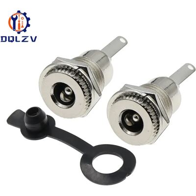 DQLZV DC099 5.5mm x 2.1mm prise de courant cc femelle connecteur de montage sur panneau métal DC-099 trou ouvert 11MM 5.5*2.1 5.5*2.5 - Publicité DQLZV DC099 5.5mm x 2.1mm prise de courant cc femelle connecteur de montage sur panneau métal DC-099 trou ouvert 11MM 5.5*2.1 5.5*2.5 - Publicité