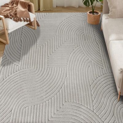 Homcom – tapis de salon à poils courts, 230x160 cm, Style moderne, Base antidérapante, tissé à la Machine - Publicité Homcom – tapis de salon à poils courts, 230x160 cm, Style moderne, Base antidérapante, tissé à la Machine - Publicité