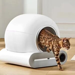 OVOZI Bac à Litière Intelligent pour Chat, Entièrement existent, Grande Capacité, Semi-Fermé, Toilettes Intelligentes, Télécommande - Publicité OVOZI Bac à Litière Intelligent pour Chat, Entièrement existent, Grande Capacité, Semi-Fermé, Toilettes Intelligentes, Télécommande - Publicité