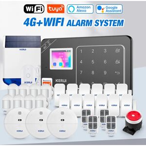 KERUI GSM 4G WiFi alarme système de sécurité alarme pour