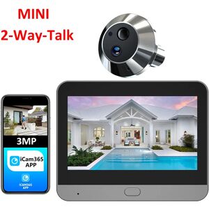 REHENTINT Smart 3MP Mini judas numérique porte oeil caméra sans