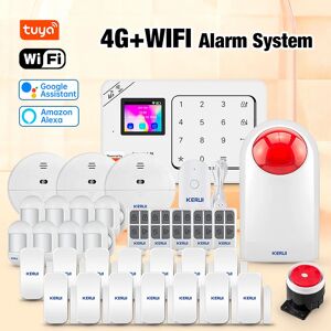 KERUI Tuya Kits de système d'alarme pour maison intelligente W184