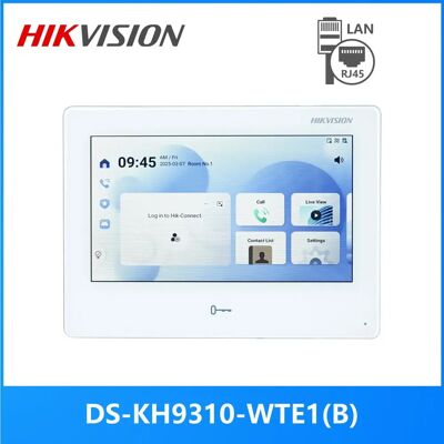 1-4 moniteurs intérieurs HIKVISION 7 pouces DS-KH9310-WTE1(B), POE 802.3af, application Hik-connect, WiFi, interphone vidéo - Publicité 1-4 moniteurs intérieurs HIKVISION 7 pouces DS-KH9310-WTE1(B), POE 802.3af, application Hik-connect, WiFi, interphone vidéo - Publicité
