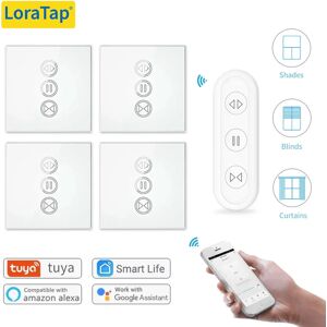 Tuya Smart Life rideau interrupteur stores roulants moteur volet roulant RF & WiFi connecté Google Home Alexa Echo moteur LoraTap