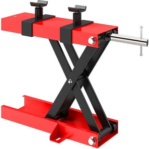 HOMCOM Cric de moto, table de levage moto à ciseaux, hauteur de levage 9,5-40 cm capacité 500 kg, cric élévateur pliable pour réparation et entretien de motos tout-terrain, rouge - Publicité HOMCOM Cric de moto, table de levage moto à ciseaux, hauteur de levage 9,5-40 cm capacité 500 kg, cric élévateur pliable pour réparation et entretien de motos tout-terrain, rouge - Publicité