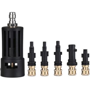 DAZZLEEX Adaptateur pour nettoyeur haute pression Karcher, connexion rapide 1/4 pouces M22 à 1/4 femelle, convertisseur avec prise en laiton pour modèle K2-K7