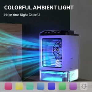 NUOYING Ventilateur de climatisation portable USB, mini ventilateur de bureau