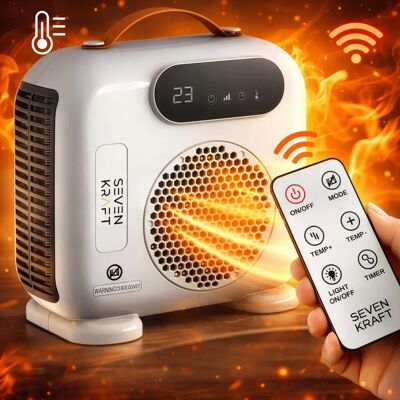 Adler Ventilateur thermique 2000W, chauffage rapide et efficace avec télécommande, système de protection sécurisé, 2 en 1 pour toutes les saisons - Publicité Adler Ventilateur thermique 2000W, chauffage rapide et efficace avec télécommande, système de protection sécurisé, 2 en 1 pour toutes les saisons - Publicité