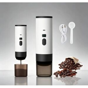 Other Machine à café à capsules portable 3-en-1 entièrement automatique, machine à expresso électrique sans fil compatible avec les capsules Nespresso/Dolce Gusto et le café moulu, rechargeable par USB pour