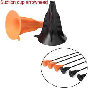 Eagle Pointe de flèche en caoutchouc noir et orange pour