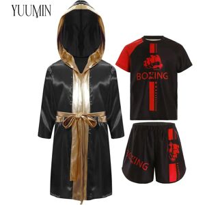 YUUMIN Tenue d'entraînement de boxeur pour enfants, ensemble de olympiques