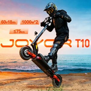 Other Trottinette électrique adulte JOYOR T10, moteur 1000W*2, batterie 60V18AH, skateboard tout-terrain, pneus tout-terrain 10 pouces, trottinette électrique pliable - Publicité Other Trottinette électrique adulte JOYOR T10, moteur 1000W*2, batterie 60V18AH, skateboard tout-terrain, pneus tout-terrain 10 pouces, trottinette électrique pliable - Publicité
