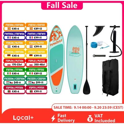 FunWater - Paddle Surf Inflatable - 335x83x15CM - With accessory - Paddle Board - Publicité FunWater - Paddle Surf Inflatable - 335x83x15CM - With accessory - Paddle Board - Publicité