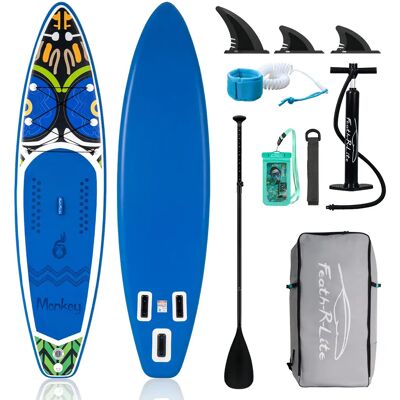 Planche de paddle gonflable Funwater, planche de surf, planche de paddle stand-up, planche de surf SUP avec accessoires pour sports nautiques - Publicité Planche de paddle gonflable Funwater, planche de surf, planche de paddle stand-up, planche de surf SUP avec accessoires pour sports nautiques - Publicité