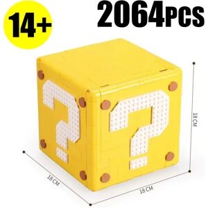NONE MOC Super Mario Bros. 64 Question Mark Box Building