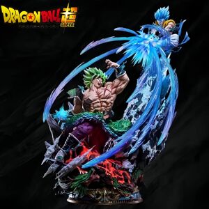 Bandai Figurines de Broly Vs Gogeta Dragon Ball Anime, Statue