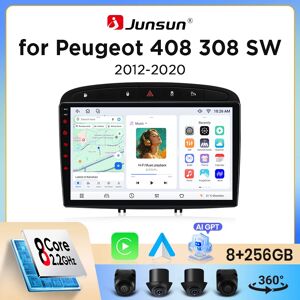 Autoradio Junsun sans fil CarPlay Android Auto pour Peugeot 308 / 308 SW Mk1 (T7) / RCZ / 408 2007-2015 avec ventilateur de refroidissement intégré, navigation GPS Android, lecteur multimédia, WiFi, - Publicité Autoradio Junsun sans fil CarPlay Android Auto pour Peugeot 308 / 308 SW Mk1 (T7) / RCZ / 408 2007-2015 avec ventilateur de refroidissement intégré, navigation GPS Android, lecteur multimédia, WiFi, - Publicité