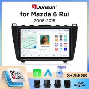 Autoradio Junsun sans fil CarPlay Android Auto pour Mazda 6 Mk2 (GH) 2007-2012 avec ventilateur de refroidissement intégré, navigation GPS Android, lecteur multimédia, WiFi, DSP, RDS, BT, SWC, écran - Publicité Autoradio Junsun sans fil CarPlay Android Auto pour Mazda 6 Mk2 (GH) 2007-2012 avec ventilateur de refroidissement intégré, navigation GPS Android, lecteur multimédia, WiFi, DSP, RDS, BT, SWC, écran - Publicité
