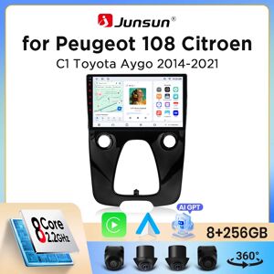Autoradio sans fil Junsun CarPlay Android Auto pour Peugeot 108 / Citroen C1 / Toyota Aygo (Mk2) 2014-2021 avec ventilateur de refroidissement intégré, navigation GPS Android, lecteur multimédia, - Publicité Autoradio sans fil Junsun CarPlay Android Auto pour Peugeot 108 / Citroen C1 / Toyota Aygo (Mk2) 2014-2021 avec ventilateur de refroidissement intégré, navigation GPS Android, lecteur multimédia, - Publicité