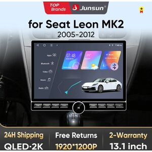 Junsun – autoradio QLED sans fil CarPlay Android Auto, 13.1 pouces, pour SEAT Leon Mk2 2005 – 2012, systèmes intelligents DSP SWC RDS GPS FM BT - Publicité Junsun – autoradio QLED sans fil CarPlay Android Auto, 13.1 pouces, pour SEAT Leon Mk2 2005 – 2012, systèmes intelligents DSP SWC RDS GPS FM BT - Publicité