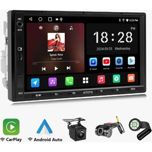 ATOTO Autoradio Android 7 pouces 2DIN, écran CarPlay sans fil, Android Auto, double 2DIN, Bluetooth, lecteur audio multimédia stéréo - Publicité ATOTO Autoradio Android 7 pouces 2DIN, écran CarPlay sans fil, Android Auto, double 2DIN, Bluetooth, lecteur audio multimédia stéréo - Publicité