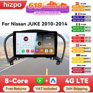 Hizpo Autoradio pour Nissan Juke YF15 2010 - 2014 Carplay 4G lecteur vidéo multimédia GPS Autoradio AI voix 2 Din Android Auto BT - Publicité Hizpo Autoradio pour Nissan Juke YF15 2010 - 2014 Carplay 4G lecteur vidéo multimédia GPS Autoradio AI voix 2 Din Android Auto BT - Publicité