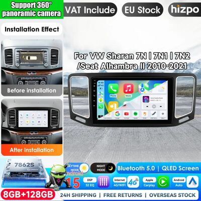 Autoradio Hizpo 9 pouces pour VW Sharan 7N 7N1 7N2 2010 - 2021 pour Seat Alhambra ll, lecteur vidéo multimédia Android sans fil Carplay, autoradio 2 DIN, GPS stéréo, systèmes intelligents, écran - Publicité Autoradio Hizpo 9 pouces pour VW Sharan 7N 7N1 7N2 2010 - 2021 pour Seat Alhambra ll, lecteur vidéo multimédia Android sans fil Carplay, autoradio 2 DIN, GPS stéréo, systèmes intelligents, écran - Publicité