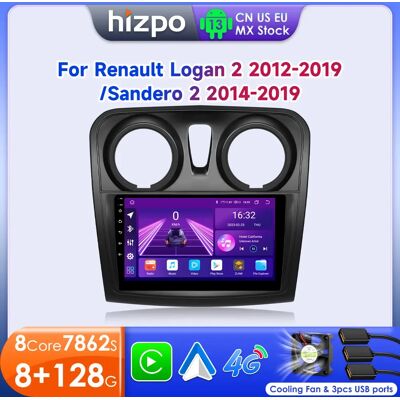 Hizpo Android 13 autoradio pour Renault Logan 2 Sandero 2 2012 - 2019 2 Din lecteur vidéo multimédia GPS Navigation stéréo Carplay - Publicité Hizpo Android 13 autoradio pour Renault Logan 2 Sandero 2 2012 - 2019 2 Din lecteur vidéo multimédia GPS Navigation stéréo Carplay - Publicité