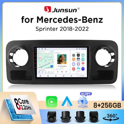 Autoradio Junsun sans fil CarPlay Android Auto pour Mercedes-Benz Sprinter (W907/W910) 2018-2022 avec ventilateur de refroidissement intégré, navigation GPS Android, lecteur multimédia, WiFi, DSP, - Publicité Autoradio Junsun sans fil CarPlay Android Auto pour Mercedes-Benz Sprinter (W907/W910) 2018-2022 avec ventilateur de refroidissement intégré, navigation GPS Android, lecteur multimédia, WiFi, DSP, - Publicité
