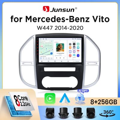 Autoradio Junsun sans fil CarPlay Android Auto pour Mercedes-Benz Vito / V-Class (W447) 2014-2020 avec ventilateur de refroidissement intégré, navigation GPS Android, lecteur multimédia, WiFi, DSP, - Publicité Autoradio Junsun sans fil CarPlay Android Auto pour Mercedes-Benz Vito / V-Class (W447) 2014-2020 avec ventilateur de refroidissement intégré, navigation GPS Android, lecteur multimédia, WiFi, DSP, - Publicité