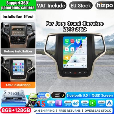 HIZPO 9,7 pouces pour Jeep Grand Cherokee 2014 - 2017, autoradio de style Android 14, lecteur multimédia Carplay, 2din, GPS, autoradio stéréo, DVD, autoradio 2din, navigation GPS, système intelligent AI - Publicité HIZPO 9,7 pouces pour Jeep Grand Cherokee 2014 - 2017, autoradio de style Android 14, lecteur multimédia Carplay, 2din, GPS, autoradio stéréo, DVD, autoradio 2din, navigation GPS, système intelligent AI - Publicité