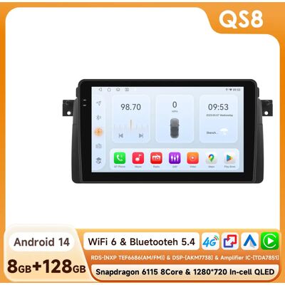 HIZPO Autoradio Android pour BMW E46 M3 X5 1998-2006 E46 M3 318 320 325 330 335 Lecteur multimédia vidéo GPS 4G Carplay Auto 2 Din Stéréo RDS DSP Unité principale DVD avec Apple CarPlay Systèmes - Publicité HIZPO Autoradio Android pour BMW E46 M3 X5 1998-2006 E46 M3 318 320 325 330 335 Lecteur multimédia vidéo GPS 4G Carplay Auto 2 Din Stéréo RDS DSP Unité principale DVD avec Apple CarPlay Systèmes - Publicité