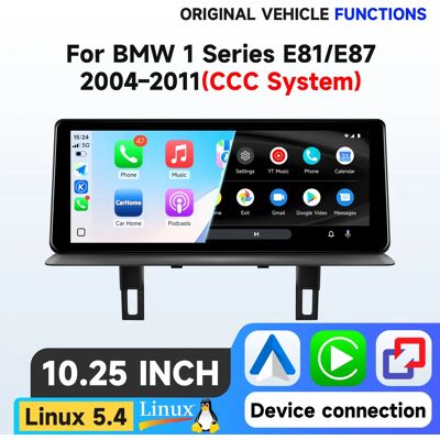 Écran multimédia de voiture Hizpo Wireless CarPlay Android Auto pour BMW Série 1 E81 E82 E87 E88 CCC CIC, écran tactile, Airplay, autoradio, lecteur stéréo, navigation GPS, audio, lecteur CD - Publicité Écran multimédia de voiture Hizpo Wireless CarPlay Android Auto pour BMW Série 1 E81 E82 E87 E88 CCC CIC, écran tactile, Airplay, autoradio, lecteur stéréo, navigation GPS, audio, lecteur CD - Publicité