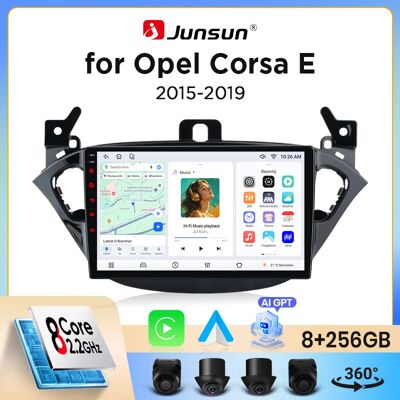 Autoradio sans fil Junsun CarPlay Android Auto pour Opel Corsa E 2014-2019, ventilateur de refroidissement intégré, navigation GPS Android, lecteur multimédia, WiFi, DSP, RDS, BT, SWC, écran tactile - Publicité Autoradio sans fil Junsun CarPlay Android Auto pour Opel Corsa E 2014-2019, ventilateur de refroidissement intégré, navigation GPS Android, lecteur multimédia, WiFi, DSP, RDS, BT, SWC, écran tactile - Publicité